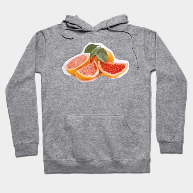 Orange Slice Leaf Hoodie by Food Photography